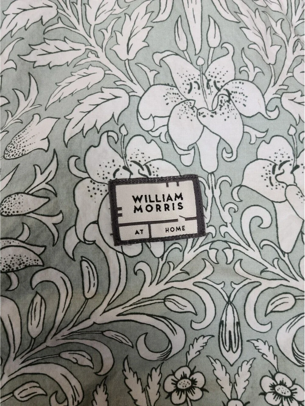 William Morris At Home Blue Floral Pillowcase Pair